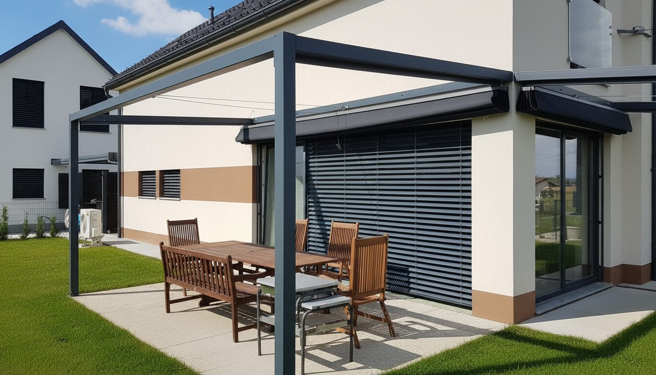 Klasična pergola na terasi